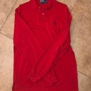 Long sleeve polo